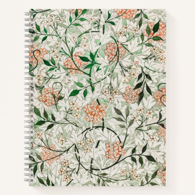 Cuaderno Jasmine - William Morris (Anverso)