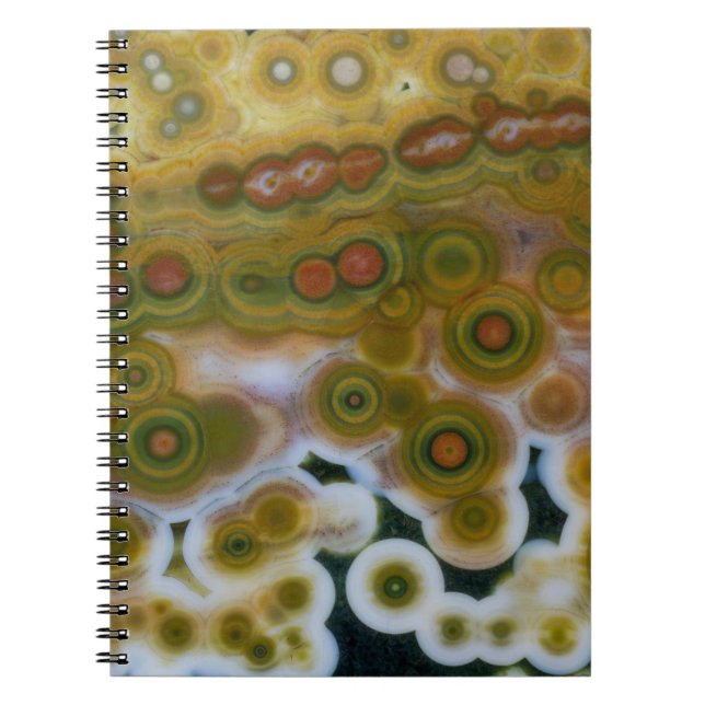 Cuaderno Jasper de océano de color amarillo (Frente)