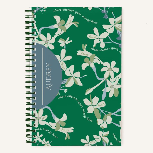 CUADERNO JAZMIN FOCUS GREEN (Anverso)
