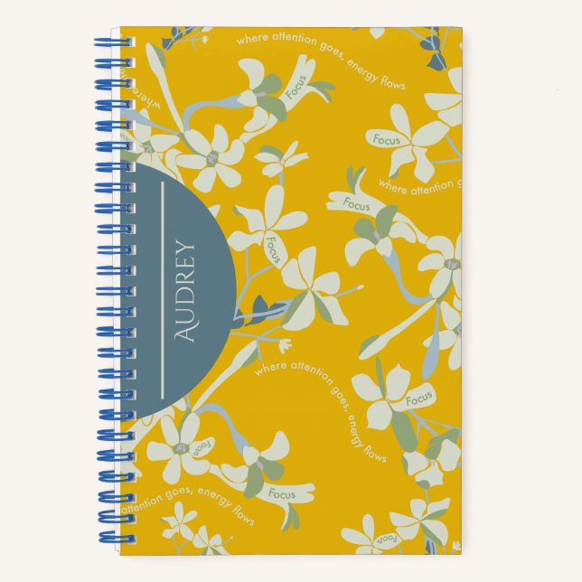 CUADERNO JAZMIN FOCUS YELLOW (Anverso)