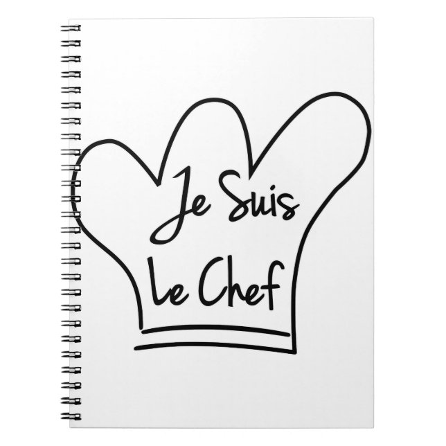 Cuaderno Je Suis Le Chef (Frente)