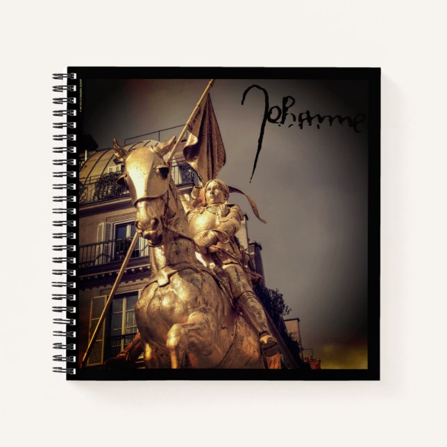 Cuaderno Jeanne d'Arc – Johanna von Orléans – Saint Joan (Anverso)