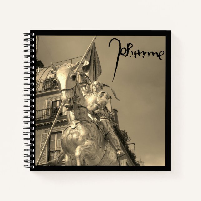 Cuaderno Jeanne d'Arc – Johanna von Orléans – Saint Joan (Anverso)