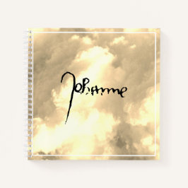 Cuaderno Jeanne d'Arc Saint Joan en el cielo, firma de fe