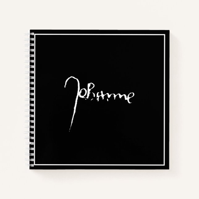 Cuaderno Jeanne d'Arc Saint Joan Heilige Johanna Signature (Anverso)
