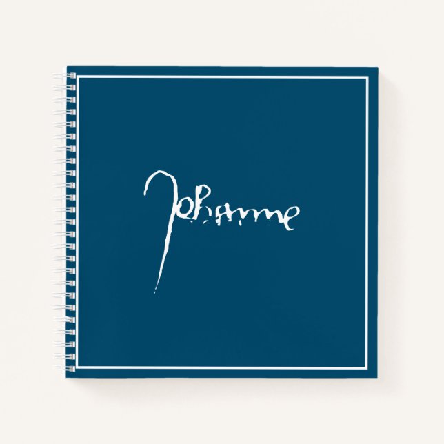 Cuaderno Jeanne d'Arc Saint Joan Heilige Johanna Signature (Anverso)