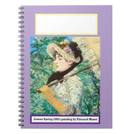 Cuaderno Jeanne Spring de Edouard Manet.