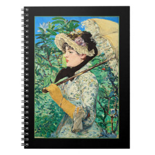 Cuaderno Jeanne Spring, famosa pintura de Edouard Manet