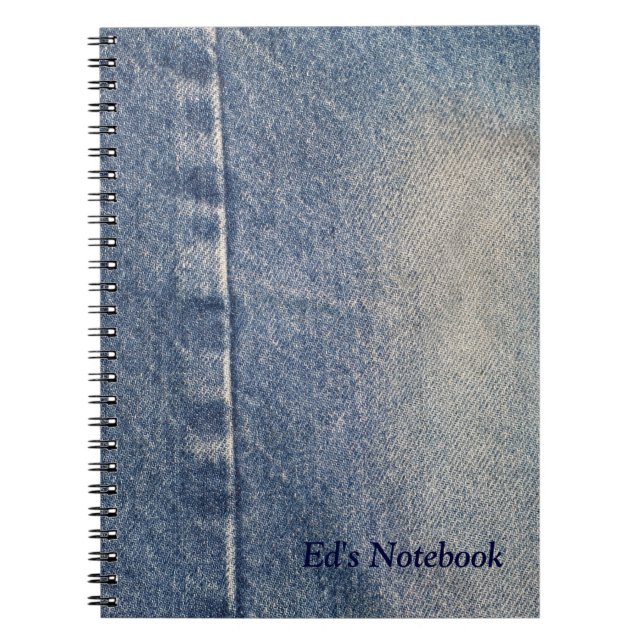 Cuaderno Jeans falsos/tela de denim (Frente)