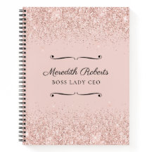 Jefa CEO Brillante Rosa Personalizado