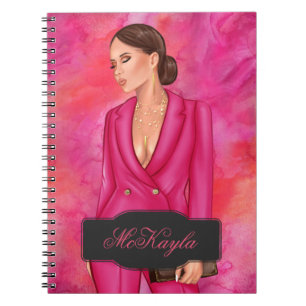 Cuaderno Jefe ejecutivo personalizado mujer