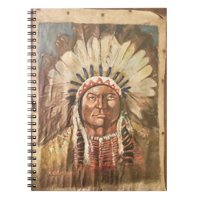 Cuaderno Jefe indio de Sitting Bull (Frente)
