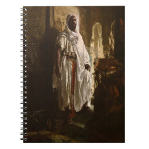 Cuaderno Jefe moro pintura de arte africano retrato