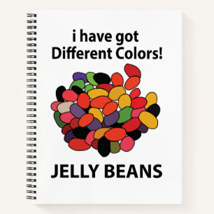 Cuaderno Jelly Beans Coloridos Jelly Beans Divertidos