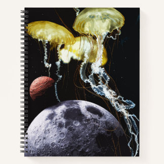 Cuaderno Jellyfish espacial