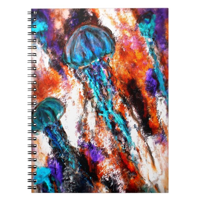 Cuaderno Jellyfish Jump Electric (Frente)