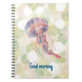 Cuaderno Jellyfish-Qualle-Watercolor-Stile