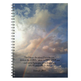 Cuaderno Jeremiah 29:11 Rainbow Notebook