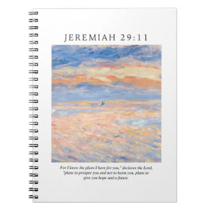 Cuaderno Jeremías 29:11 Yo sé los planes que tengo para ti