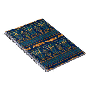 Cuaderno Jeroglíficos egipcios escarabajos de oro brillo do