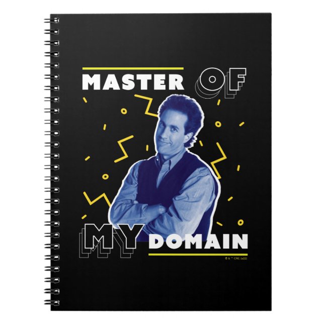 Cuaderno Jerry Seinfeld | Maestro de mi dominio (Frente)