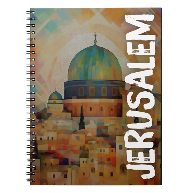 Cuaderno Jerusalén Al Quds Paz Justicia y Libertad (Frente)