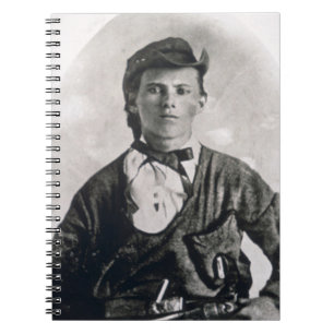 Cuaderno Jesse Woodson James (foto de b/w)