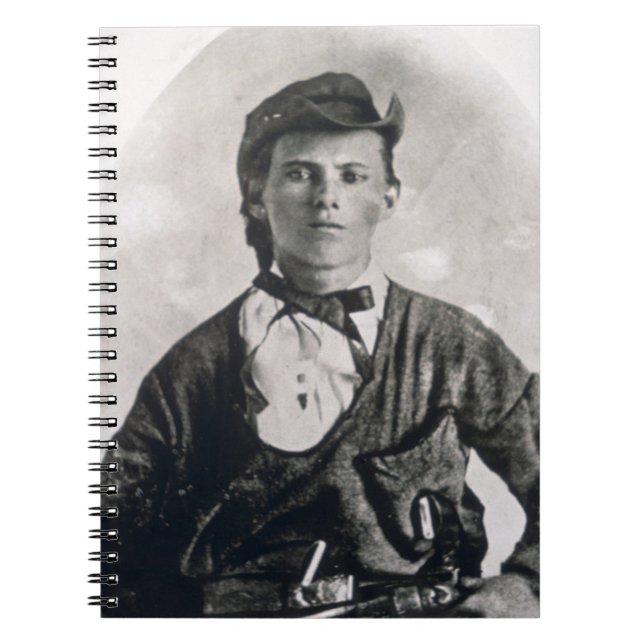 Cuaderno Jesse Woodson James (foto de b/w) (Frente)