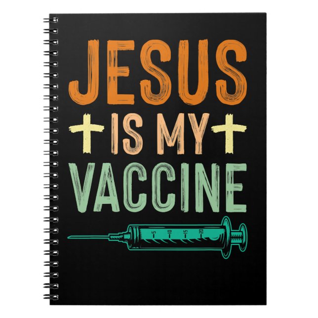Cuaderno Jesucristo Jesucristo es mi vacuna Christi (Frente)