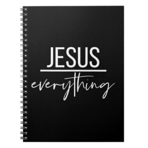 Cuaderno Jesucristo sobre todo Cristo cristiano religioso O