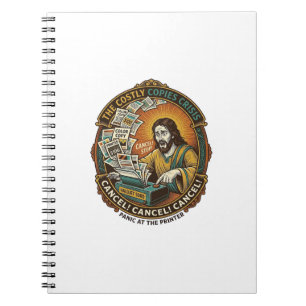 Cuaderno Jesús Accidental 100 Copias en Color Error de Impr