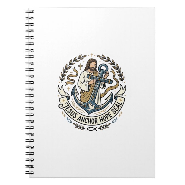 Cuaderno Jesús Ancla Esperanza Sello Jesús Ancla Esperanza  (Frente)