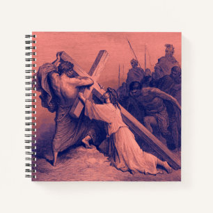 Cuaderno Jesús cae debajo de la cruz   Biblia