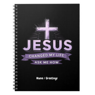 Cuaderno Jesús Cambió Mi Vida Preguntándome Cómo De Fe