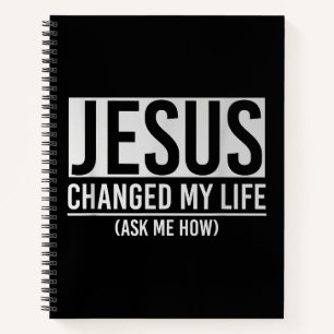 Cuaderno Jesús Cambió Mi Vida Preguntándome Cómo Jesús
