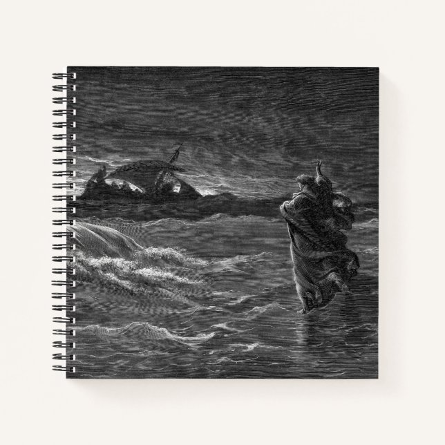 Cuaderno Jesús camina por el agua (Anverso)
