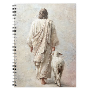 Cuaderno Jesús caminando con el cordero