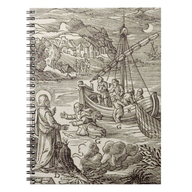 Cuaderno Jesús caminando sobre el agua (Frente)