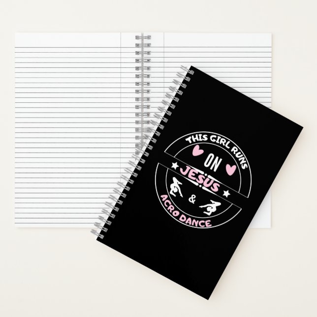 Cuaderno Jesús Chica y Chica de baile Acro Funny (Interior)