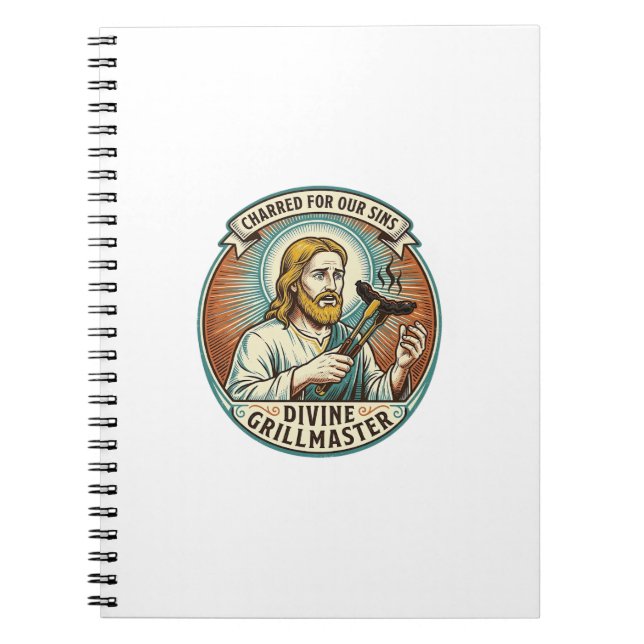 Cuaderno Jesús Completamente Quemado Perro Caliente Negro H (Frente)