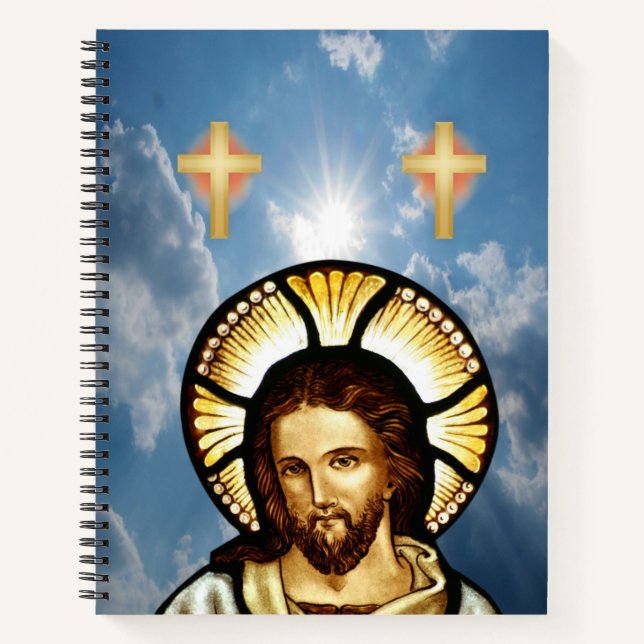 Cuaderno Jesús de bloc de notas espiral (Anverso)