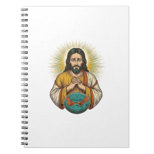 Cuaderno Jesús decepcionado Bola de ejercicio desinflada Fr