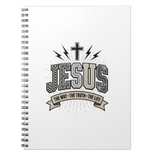 Cuaderno Jesús El Camino La Verdad La Vida Cristiano Vintag