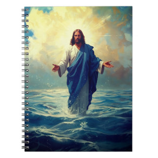Cuaderno Jesús en el agua Clásico de las páginas en línea p