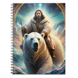 Cuaderno Jesús en un oso polar