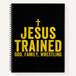 Cuaderno Jesús entrenó a Dios en lucha familiar, guerra cri