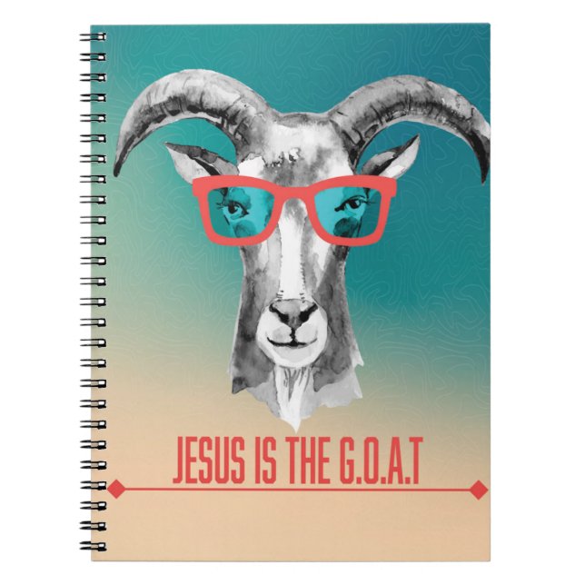 Cuaderno Jesús es el G.O.A.T (Frente)