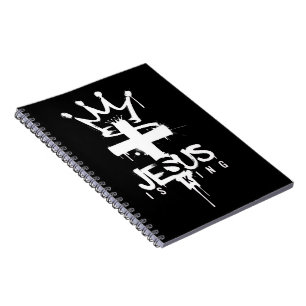 Cuaderno Jesús es el Rey Fe Religiosa Cristiana Cruz