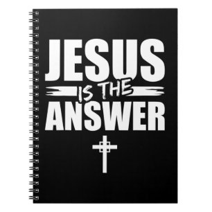 Cuaderno Jesús es la respuesta Jesús Camiseta, eres un patr