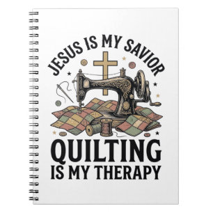 Cuaderno Jesús Es Mi Salvador El Quilting Es Mi Terapia